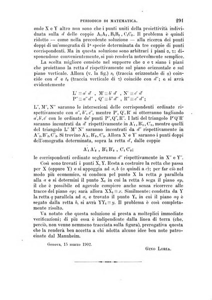 Periodico di matematica per l'insegnamento secondario