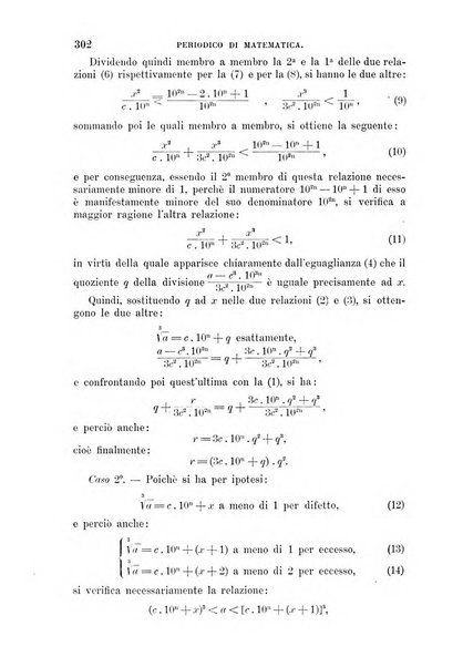 Periodico di matematica per l'insegnamento secondario