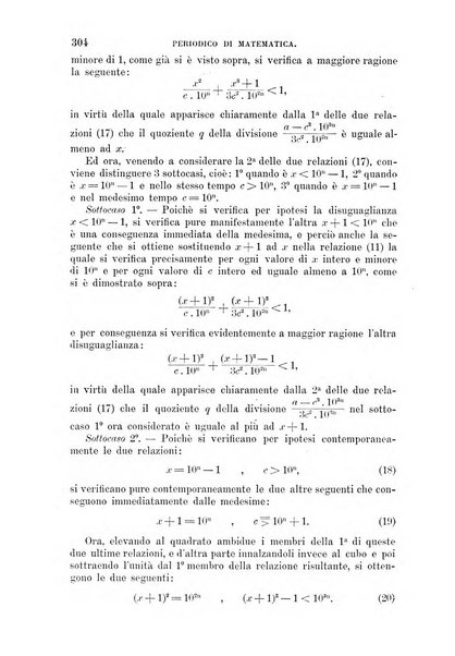 Periodico di matematica per l'insegnamento secondario