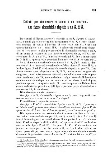 Periodico di matematica per l'insegnamento secondario