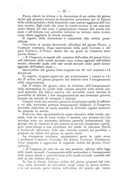 Periodico di matematica per l'insegnamento secondario