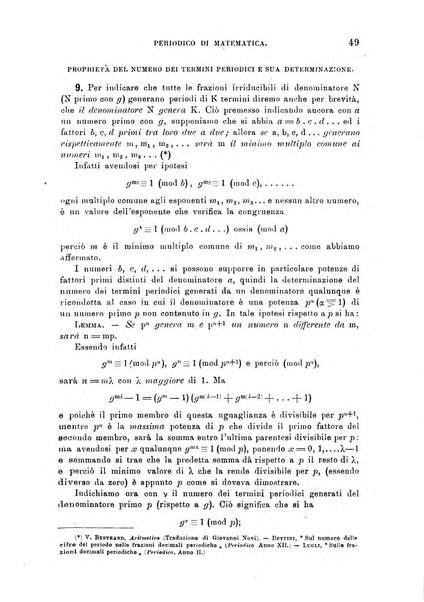 Periodico di matematica per l'insegnamento secondario