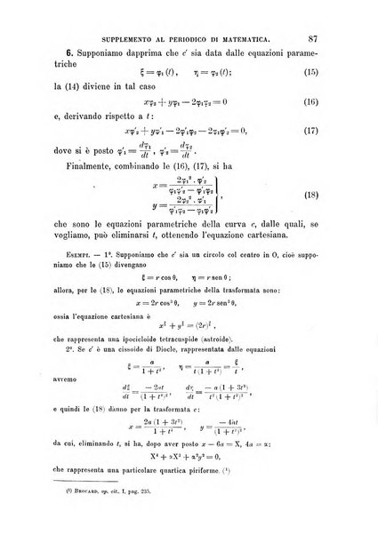 Periodico di matematica per l'insegnamento secondario