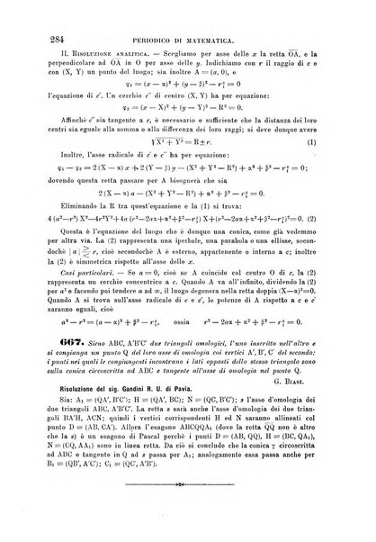 Periodico di matematica per l'insegnamento secondario