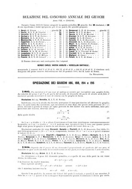 Periodico di matematica per l'insegnamento secondario