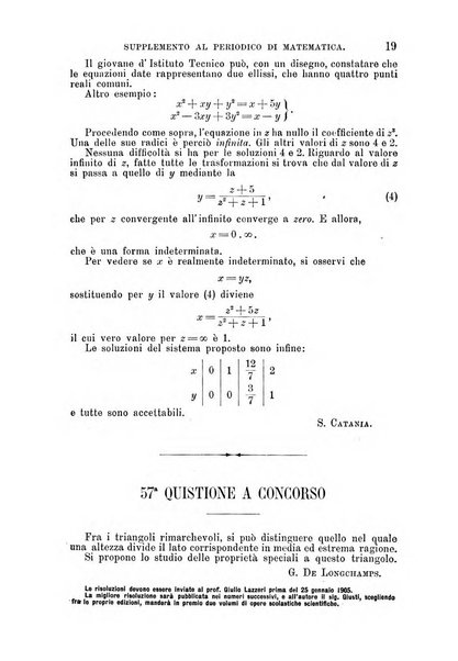 Periodico di matematica per l'insegnamento secondario