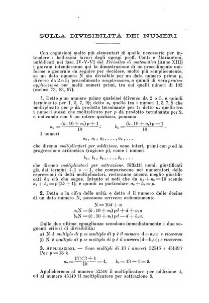 Periodico di matematica per l'insegnamento secondario