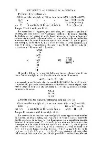 Periodico di matematica per l'insegnamento secondario