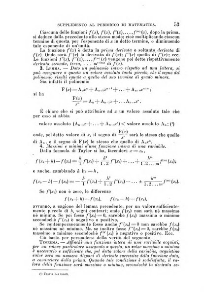 Periodico di matematica per l'insegnamento secondario