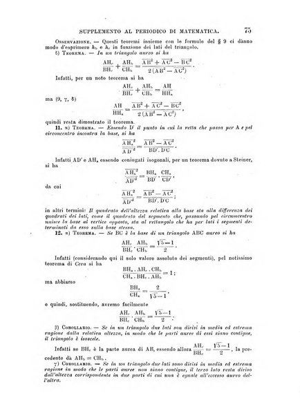 Periodico di matematica per l'insegnamento secondario