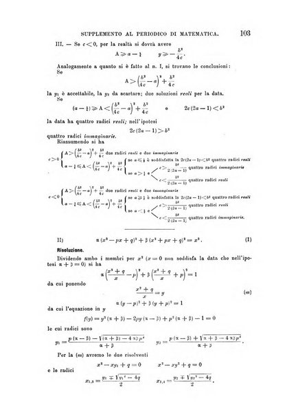 Periodico di matematica per l'insegnamento secondario