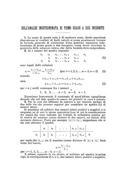 Periodico di matematica per l'insegnamento secondario