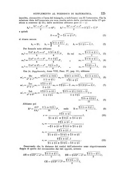 Periodico di matematica per l'insegnamento secondario