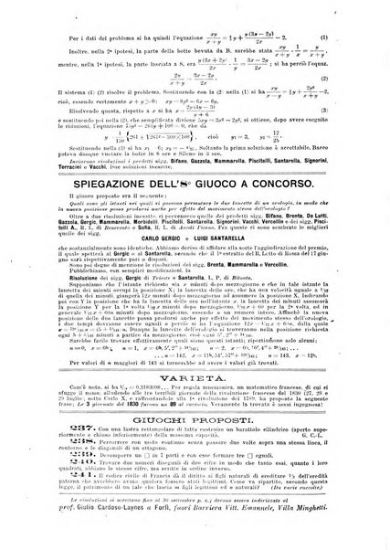 Periodico di matematica per l'insegnamento secondario