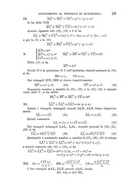 Periodico di matematica per l'insegnamento secondario