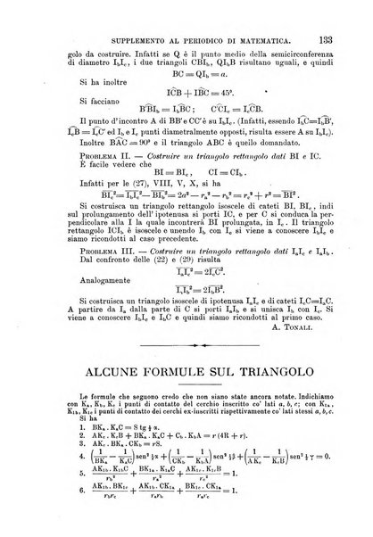 Periodico di matematica per l'insegnamento secondario