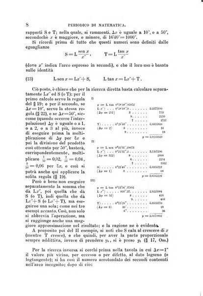 Periodico di matematica per l'insegnamento secondario