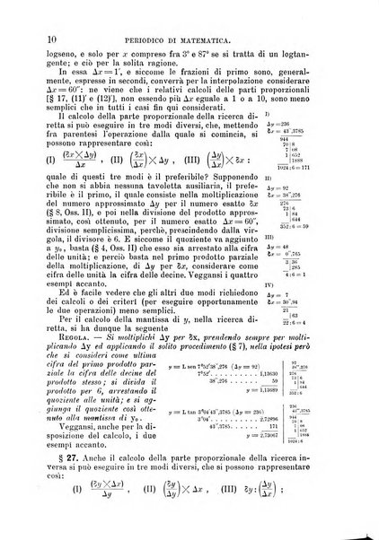 Periodico di matematica per l'insegnamento secondario