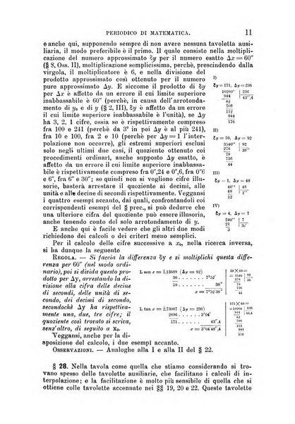 Periodico di matematica per l'insegnamento secondario
