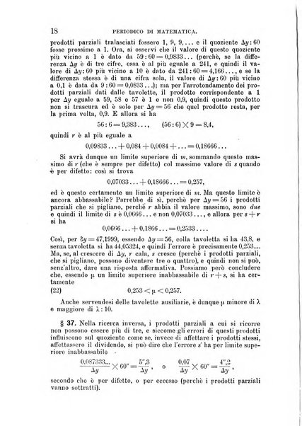 Periodico di matematica per l'insegnamento secondario