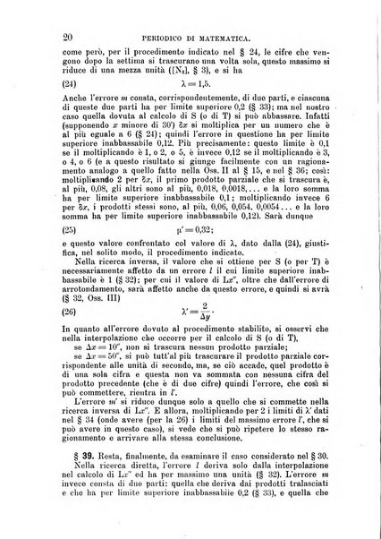 Periodico di matematica per l'insegnamento secondario