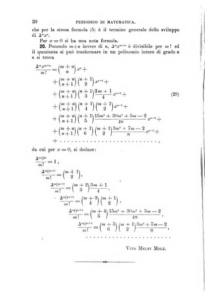 Periodico di matematica per l'insegnamento secondario