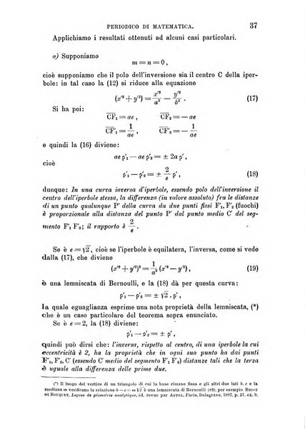 Periodico di matematica per l'insegnamento secondario