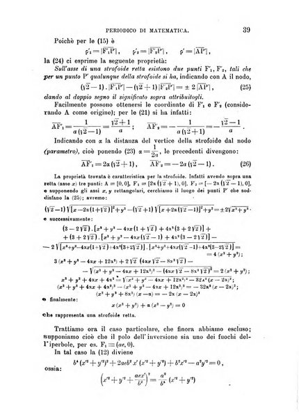 Periodico di matematica per l'insegnamento secondario