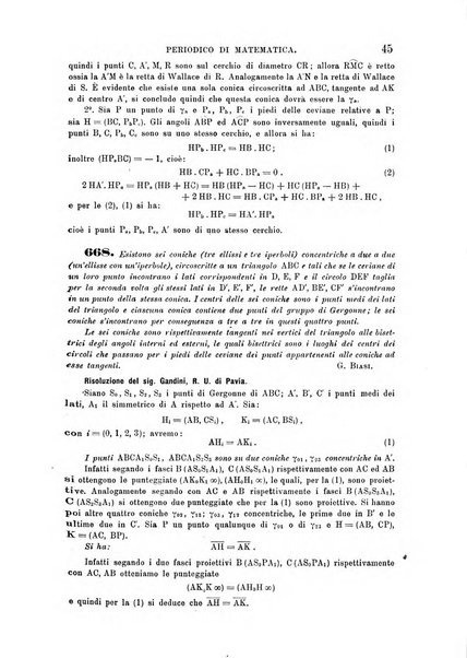 Periodico di matematica per l'insegnamento secondario