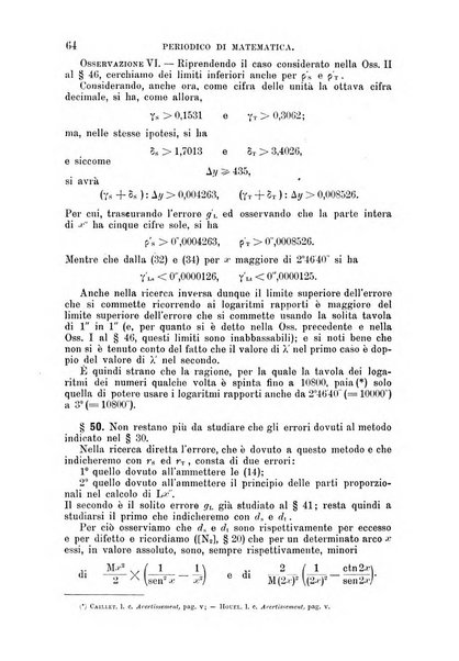 Periodico di matematica per l'insegnamento secondario