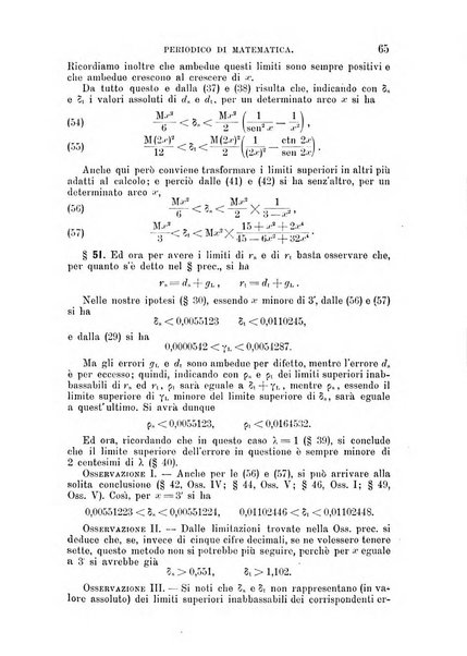 Periodico di matematica per l'insegnamento secondario