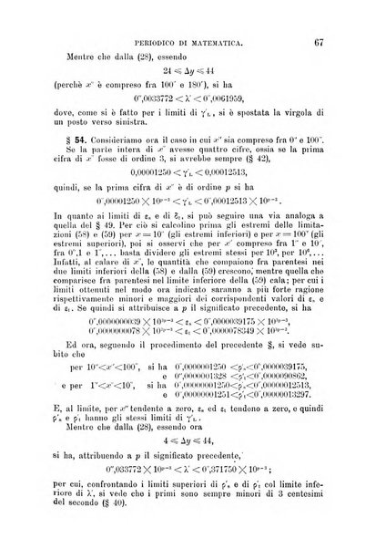 Periodico di matematica per l'insegnamento secondario