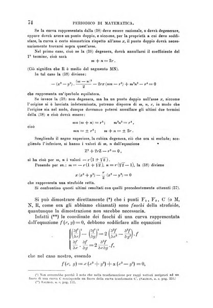 Periodico di matematica per l'insegnamento secondario