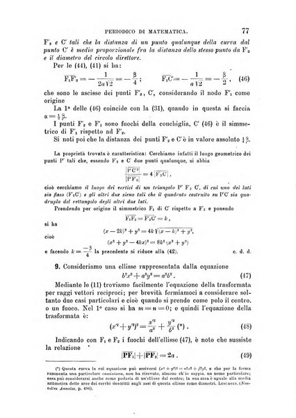 Periodico di matematica per l'insegnamento secondario