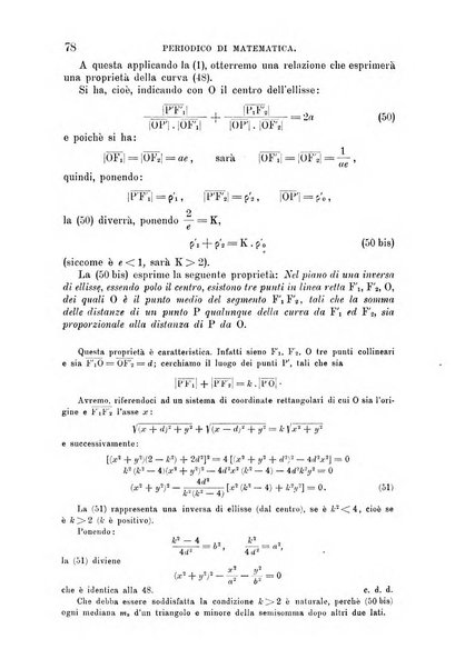 Periodico di matematica per l'insegnamento secondario