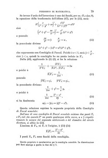 Periodico di matematica per l'insegnamento secondario