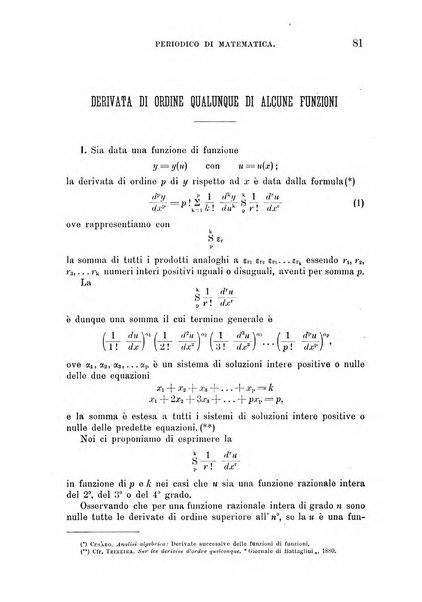 Periodico di matematica per l'insegnamento secondario