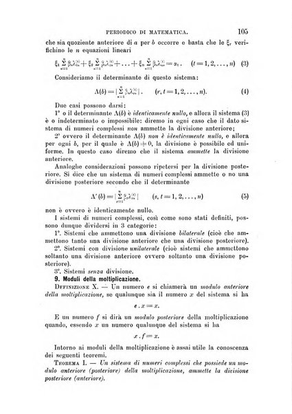 Periodico di matematica per l'insegnamento secondario