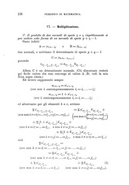 Periodico di matematica per l'insegnamento secondario