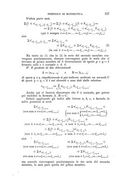 Periodico di matematica per l'insegnamento secondario