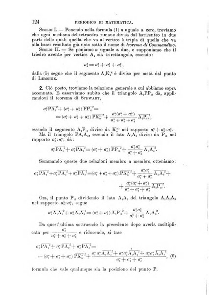 Periodico di matematica per l'insegnamento secondario