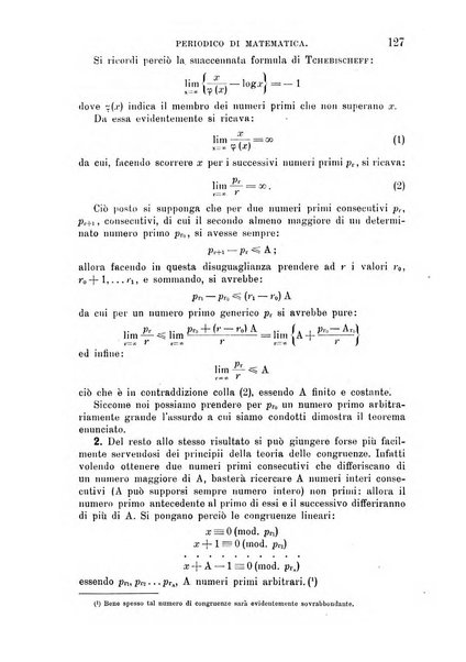 Periodico di matematica per l'insegnamento secondario