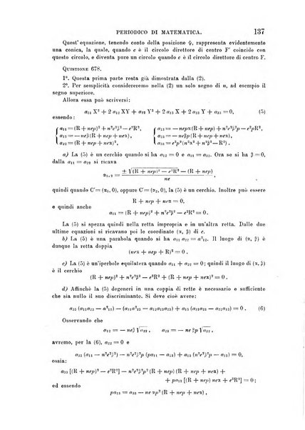 Periodico di matematica per l'insegnamento secondario