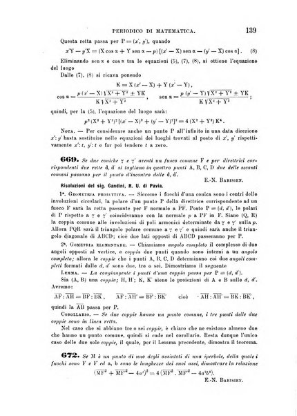 Periodico di matematica per l'insegnamento secondario