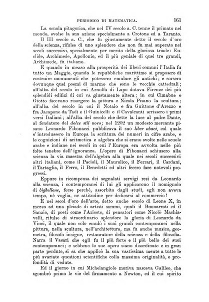 Periodico di matematica per l'insegnamento secondario