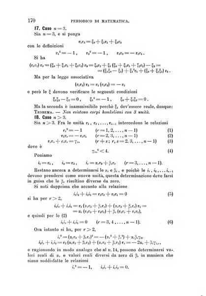 Periodico di matematica per l'insegnamento secondario