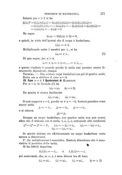 Periodico di matematica per l'insegnamento secondario