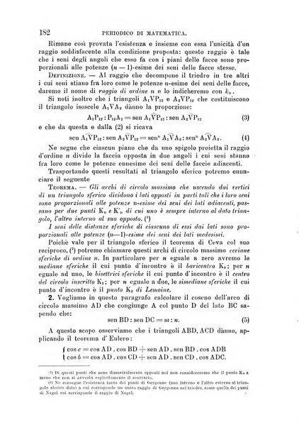 Periodico di matematica per l'insegnamento secondario