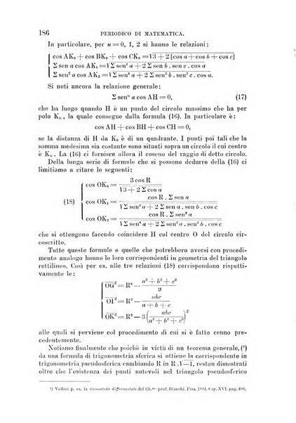 Periodico di matematica per l'insegnamento secondario