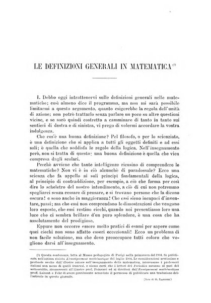 Periodico di matematica per l'insegnamento secondario